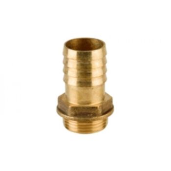 Messing buitendraad 3/4" x 25mm tule